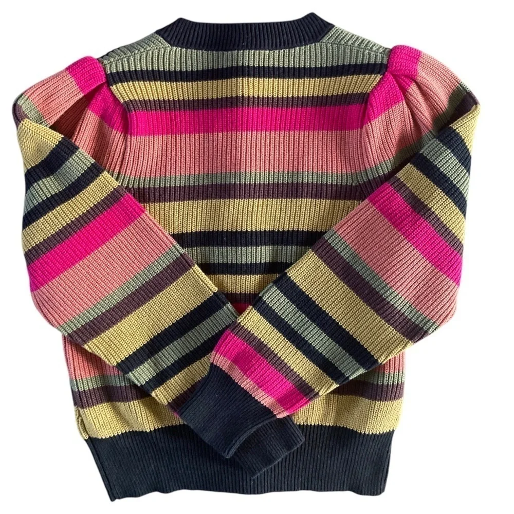 Nation Ltd Carmela Cardigan in Vintage Stripe NWOT Alpaca Cotton Striped Sweater